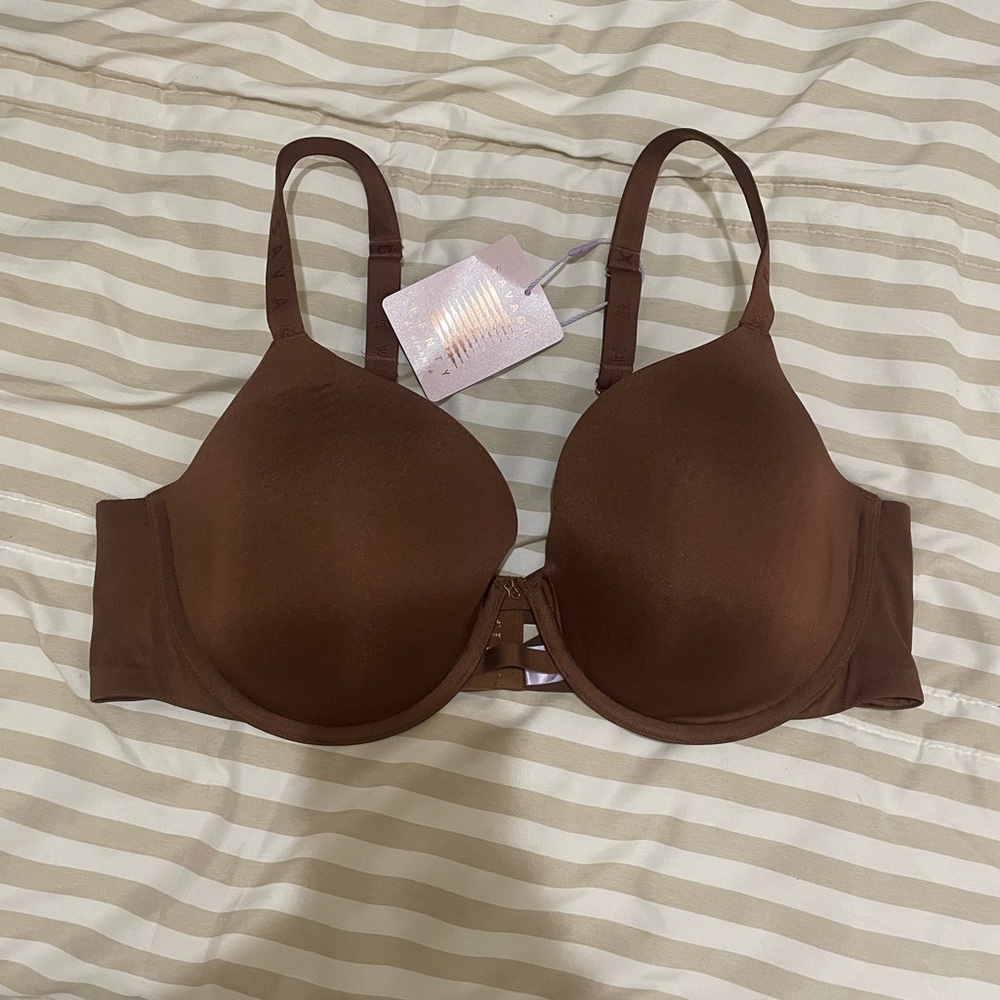 Savage X Fenty Brown T-Shirt Bra with Adjustable Straps